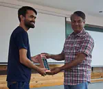 Shubham won the best presentation award in the Three-Minute Thesis competition in the Open Day 2024 at CDS, IISc