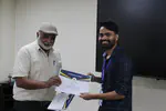 Shubham won the Best Poster Award at CHTC 2024, IIT Hyderabad